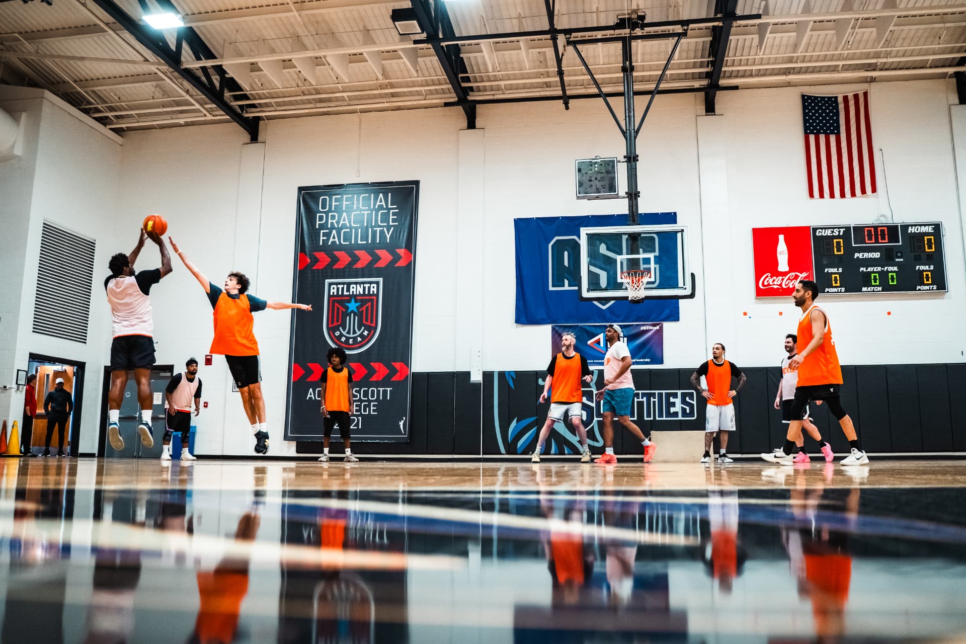Basketball run at Eastside Rec Center